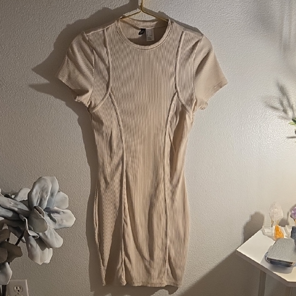 H&M Cream Mini Dress